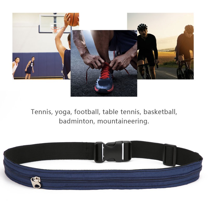 480 Anti Theft Money Belt Lining Zipper Close Wallet Outdoor