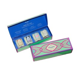 Laundrin Good Tea Time Mini Candle Set – 4 Soy Candles for Home Scented – White Tea, Darjeeling Lemon Tea, Earl Grey, Oolong Tea – Soy Wax Candles – Relaxing Aromatherapy Gift – 40 Hours Burn Time