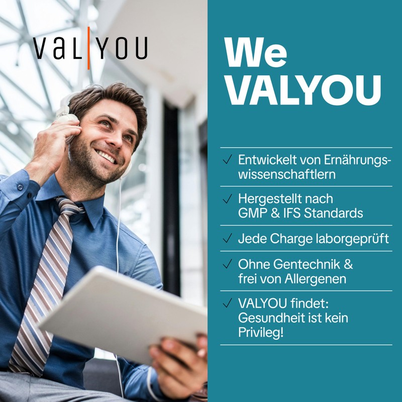 VALYOU Vitamin B Complex • 180 Capsules for 6 Months