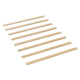 CC KITS Full Size Bed Slats - 8pc Solid Wood Under Mattress Support - Bunkie Board, Box Spring & Mattress Foundation Replacement - Platform Bed Frame - Set of 8 Slats (Full - 53.25”)
