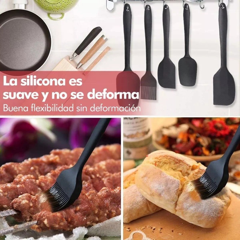 Dolores Utensilios Espátula De Cocina De Silicona Antiadherente 6pcs