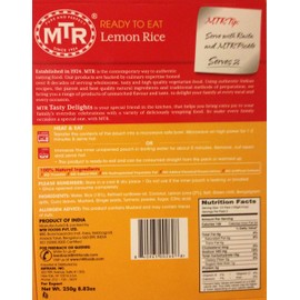 MTR Lemon Rice, 10.58-Ounce (Pack of 10)