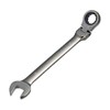 TRUSCO TGRN-08F Flexible Gear Wrench, Combination Type, 0.3 x 0.3