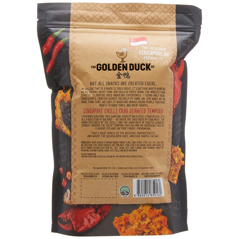 The Golden Duck Salted Egg Crab Seaweed Tempura