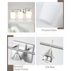 Osimir 3 Light Bathroom Light Fixtures Over Mirror, 21 Inch