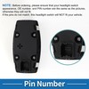 X AUTOHAUX No.CP9Z11654J/HLS1572/1S13817 Headlight Switch for Ford C-Max 2013-2018 Headlamp
