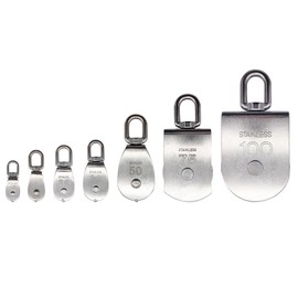 simPLEISURE Ya010013a03n0 Pulleys Stainless Steel M15 Set of 3