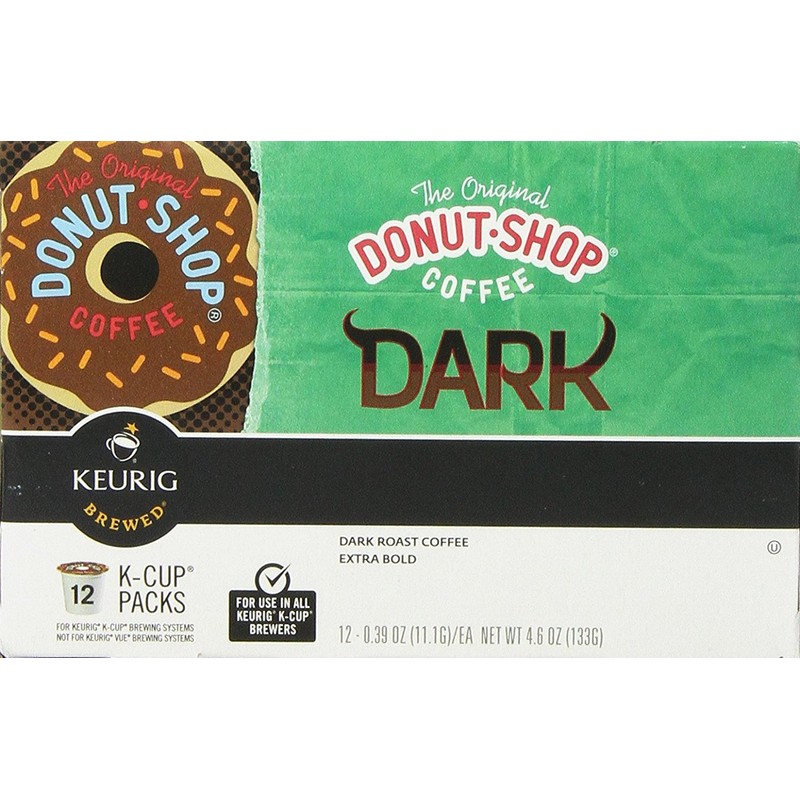 The Original Donut Shop Dark Keurig Single-Serve K-Cup Pods, Dark