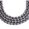 Pack of 65 Hematite Beads Black Beads 6 mm x