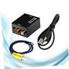 ORFOFE Digital to Analog Audio Converter Box Compact Optical to