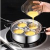Egg Poacher Pan, Poached Egg Pan Stainless Steel Egg Pan