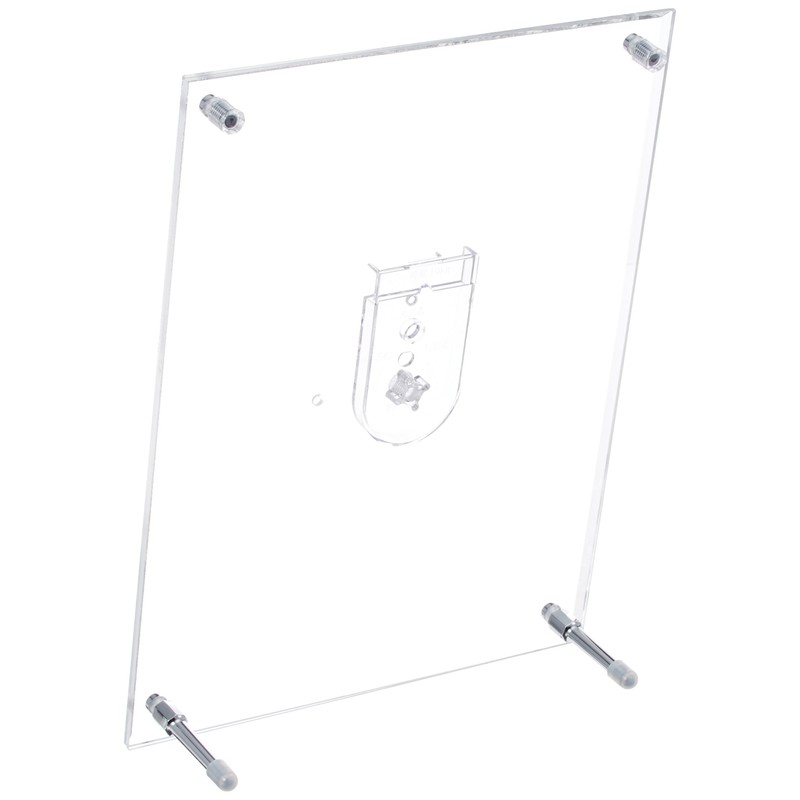 A.P.J. Acrylic Frame/Face Five Frame, Clear, Compatible with Cabinets (5.1