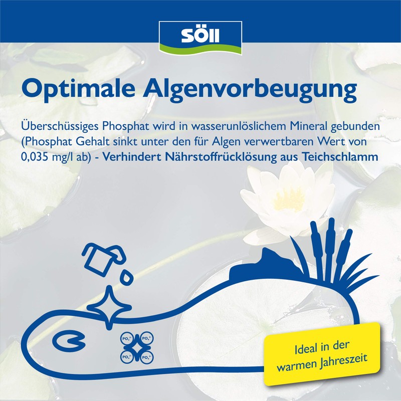 Söll 11003 Phoslock Algen Stop 500 g