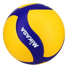 Mikasa V330W, Competition Club Indoor Game Volleyball, Blue/Yellow