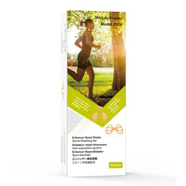 WoodyKnows Enhancer Nasal Dilator, Model 2024 Standard, Improves Sports Airflow, Nasal Congestion aid (M 4Pack)