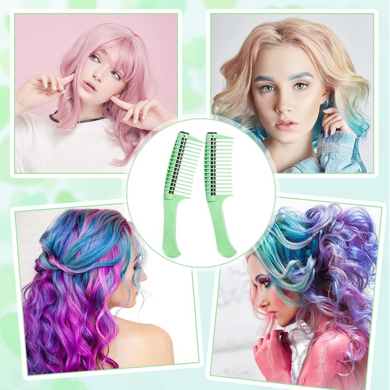 Leinuosen 3 Packs Hair Comb with Roller, Detangling Comb with
