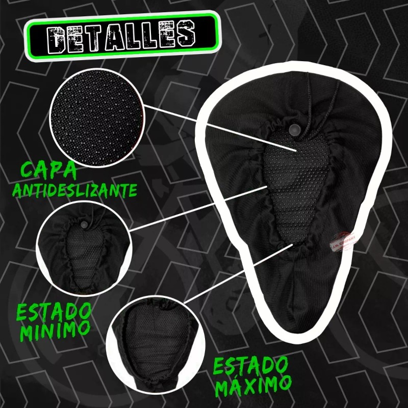 J.H. Company Cubre Asiento De Gel Bicicleta Transpirable Cojin Bkb-02