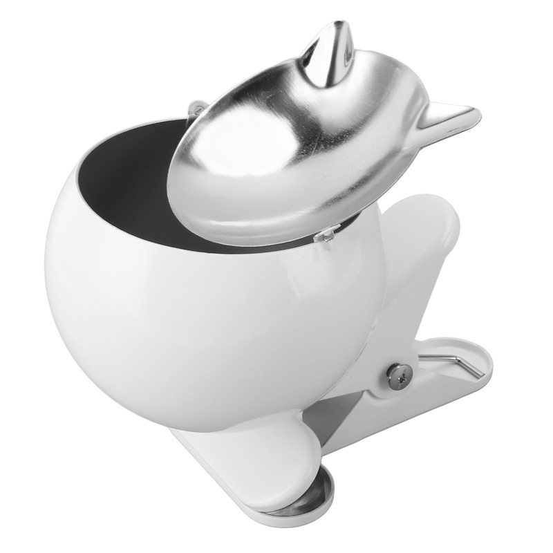 Windproof Clip Ash Tray Innovative Stylish Polished Decorative Cigar Ashtray