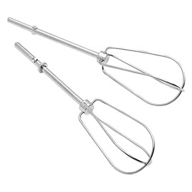Xingsiyue Hand Mixer Turbo Beaters Replacement for KitchenAid KHM2B AP5644233 PS4082859 W10490648-2 Pieces Beaters Stainless Steel Wire Whisk
