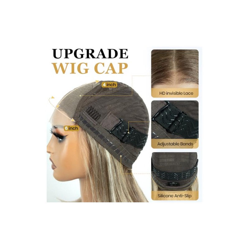 Style Icon 6x4 Synthetic Lace Front Wig Short Straight Bob