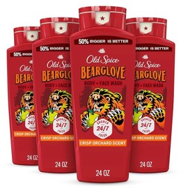 Old Spice 올드 스파이스 클렌징 바디워시 남성용 3배 디펜스 24시간 연중무휴 샤워 프레시와 지속적인 향 2 in 1 바디 페이스 워시 베어글로브와 크리스프 과수원 향 24 [Raptorstrike] Old Spice Cleansing Body Wash for Men 3X Defense 24/7 Shower Fresh and Lasting Scent 2 in 1 Body Face Wash Bear Glove and Crisp Orchard Sc