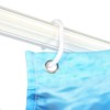 Beautiful Beach Scenery Shower Curtain Waterproof Mildew Proof Print Bath