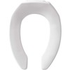 CHURCH 295SSCT Commercial Open Front Plastic Toilet Seat, Heavy Duty