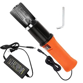 Fish Scaler Corded Electric Fish Scale Remover Scraper Cleaner Kit with Waterproof Powerful Motor and AC Power Adapter for Fish Scaling