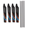 Helicopter Full Replacement Parts Set with 7 Accessories RC Rotor