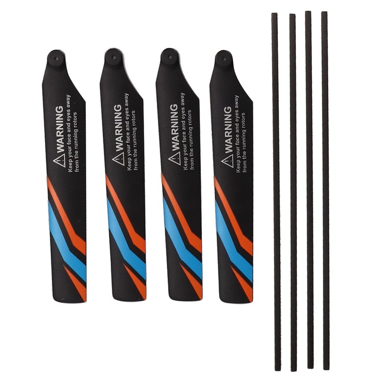 Helicopter Full Replacement Parts Set with 7 Accessories RC Rotor