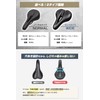 SMRG Bicycle Saddle Thick Cushion Hole Hole [Rainwater Won't Penetate]
