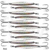 10pcs 4oz Diamond Jig Mylar Holographic Laser jigs with a