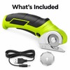 4V Cordless Electric Scissors – Mini Power Cutter for Carpet,