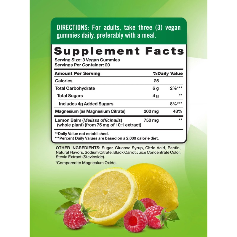 Nature's Truth Magnesium Gummies | 200mg | Non-GMO, Gluten Free