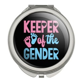 GRAPHICS & MORE Keeper of The Gender Compact Travel Purse Handbag Makeup Mirror