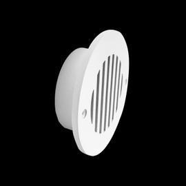 Prima Decorative Round Air Vent Duct Grille 4" (White)