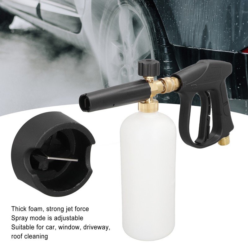 Foam Gun Adjustable Nozzle Brass Anti Leakage 33oz 1/4in Pressure