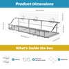 KESOL Adhesive Shower Caddy Shower Shelf Organizer for Bathroom Organization