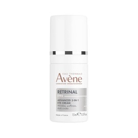 Avene Retrinal Contorno de Ojos Intensivo 3 en 1, Reduce Apariencia de Arrugas, Bolsas y Ojeras, con Retinaldehído, Agua Termal y Acido Hialuronico, Hidratación Facial para Skincare Diario, 15ml