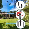 JOYSEUS Shepherd Hooks 2 Pack - 48 Inches High 1/2