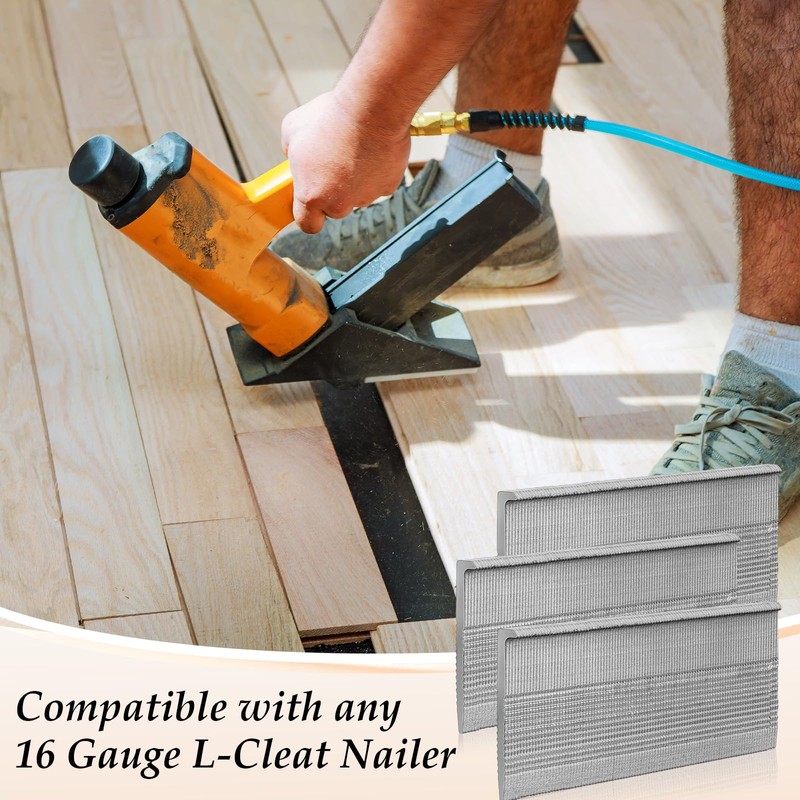Yaocom 3000 Counts 16 Gauge Flooring Nails, 2 Inch Length