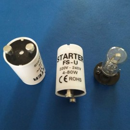 10 x Fluorescent Light Starter Switches Switch 4-65W 220-240v Glow starter BY NANDEYIBI