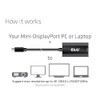 Club 3D Mini-DisplayPort™1.4 to HDMI™ 4K120Hz with DSC1.2 Active Adapter