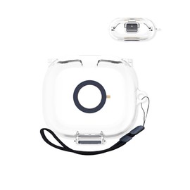 Compatible with Beats Powerbeats Pro 2 Wireless Headphones，True Wireless Noise Cancelling Earbuds,Clear TPU Full Body Shockproof Protective Integrated Switch housing Cover with Lanyard,Clear