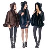 Cashmere Pashmina Group Coat Fur Cape Faux Fur Ruana blanket