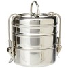 Utopia 3-Tier Tiffin Box - Stainless Steel Serving Box with