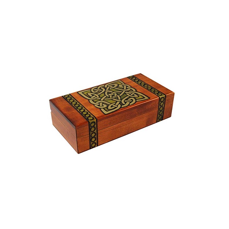 Celtic Knot Design Polish Wooden Keepsake Box