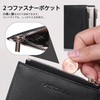 VISOUL Bi-fold Wallet, Genuine Leather, Bill Holder, Card Coin Purse,
