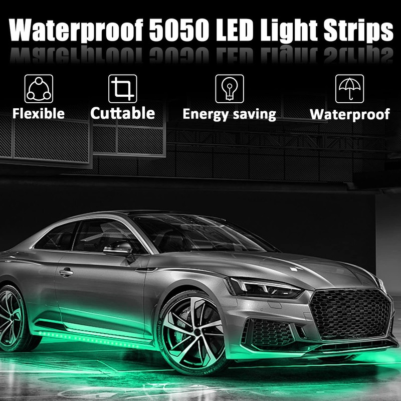 XT AUTO 8X 30cm 15-LED Car Truck Flexible Waterproof LED
