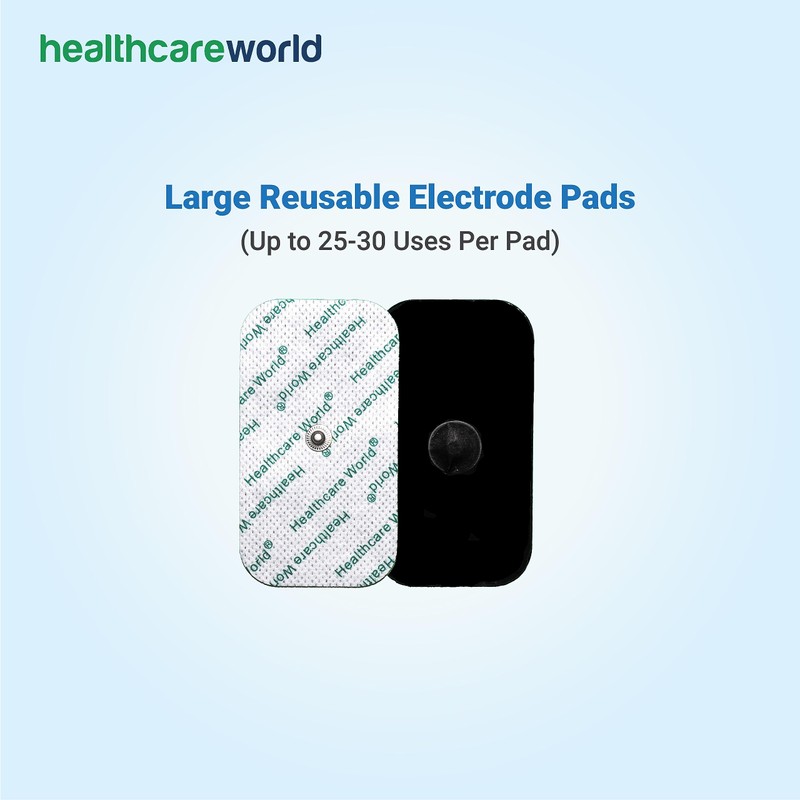 TENS Electrode Combo Pack Compatible with TENS and EMS Machines